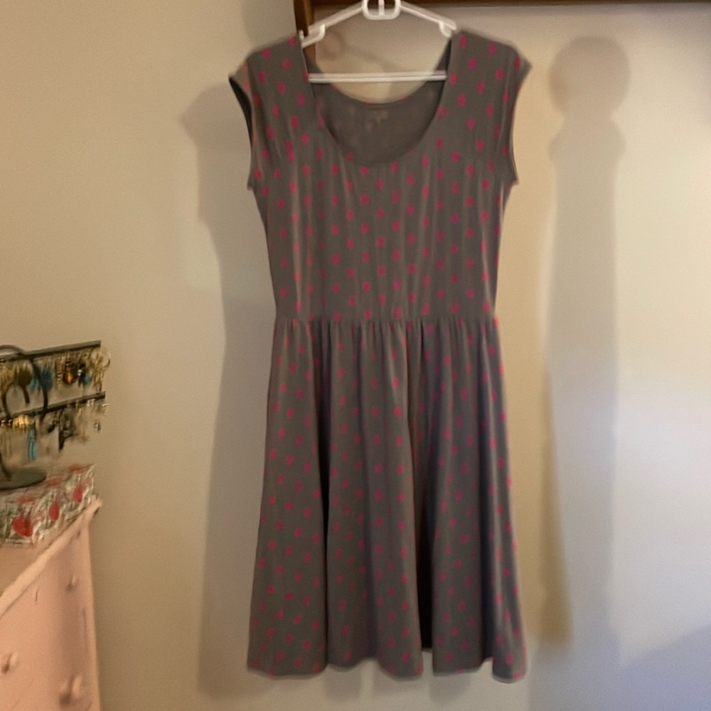 Garnet Hill Polka Dot Dress M